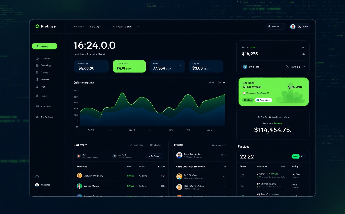 WebhookLab dashboard showing a live webhook request with JSON payload, headers panel, and real-time response inspector